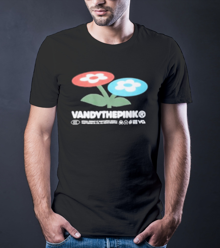 Vandy The Pink Two Flower Chromosome 00892HS Flowerbio T-Shirt