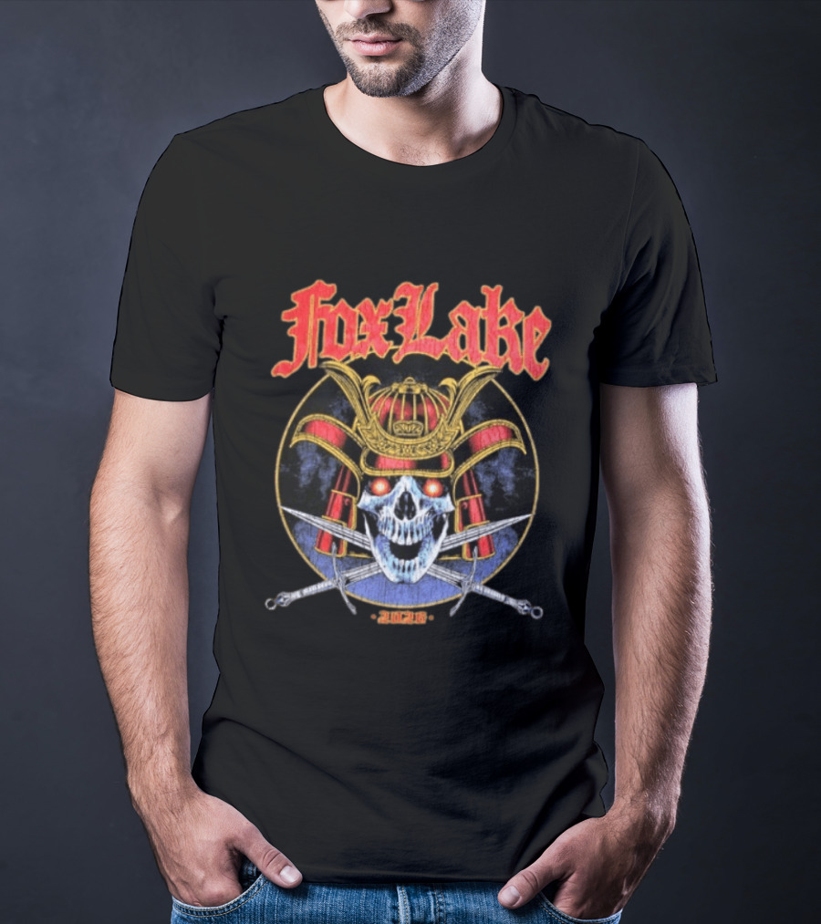 Fox Lake Samurai Skull 2026 Are You Ready To Die T-Shirt