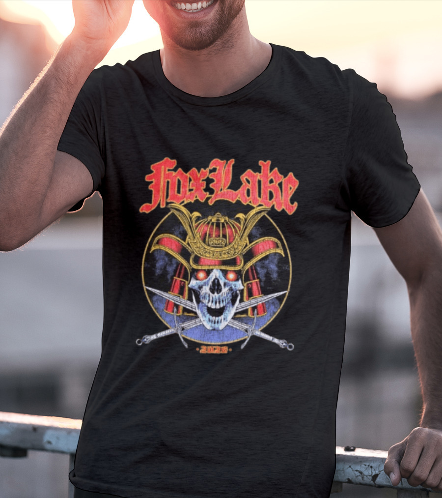 Fox Lake Samurai Skull 2026 Are You Ready To Die T-Shirt