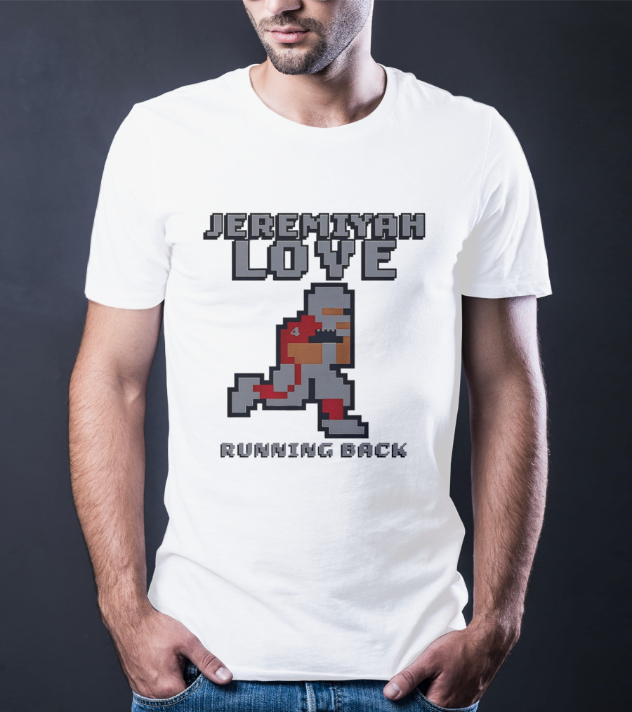Jeremiyah Love Running Back 8 Bit T-Shirt