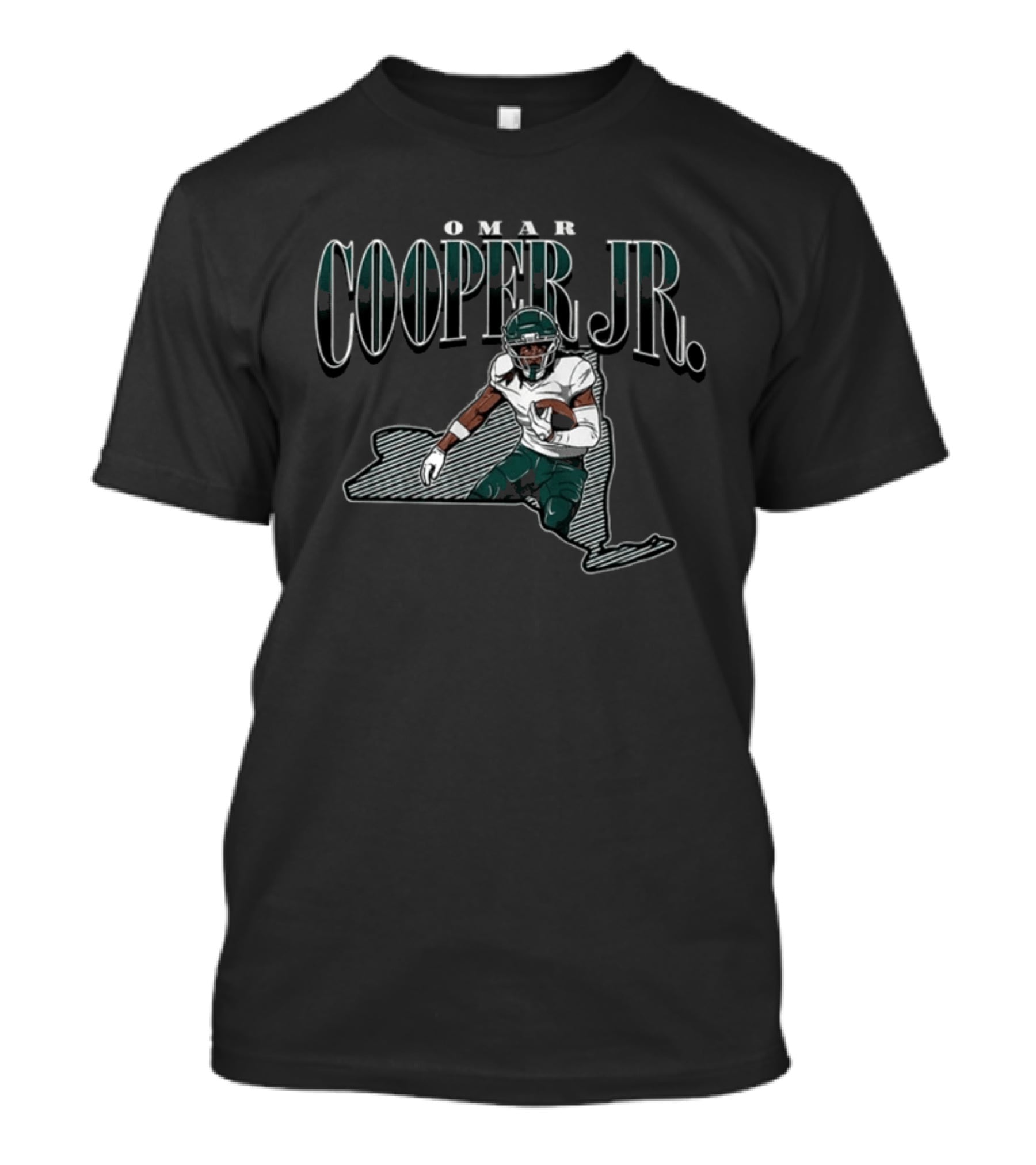 Omar Cooper Jr Football Star New York State Dynamic Action T-Shirt