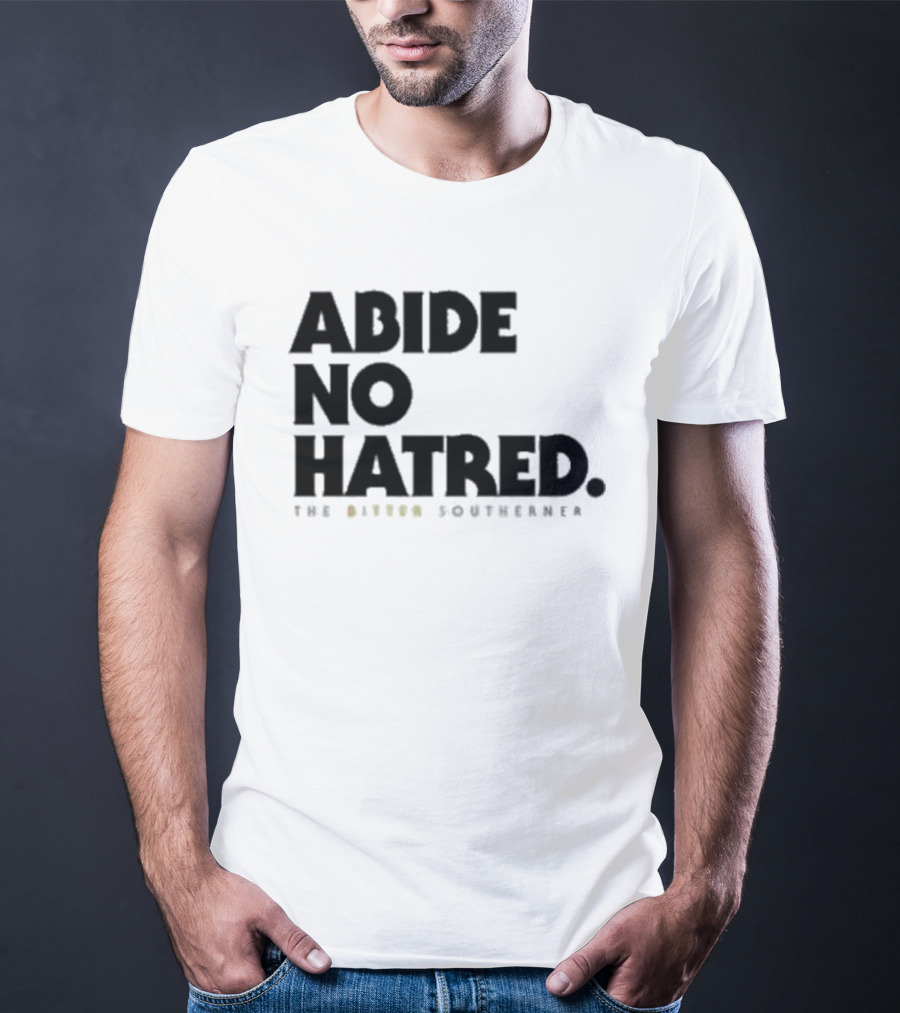 Abide No Hatred Top Button Souvenir T-Shirt