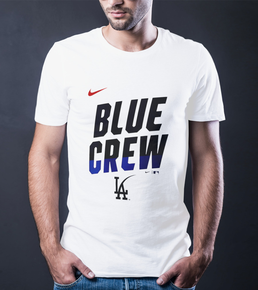 Nike Blue Crew Los Angeles Dodgers LA T-Shirt