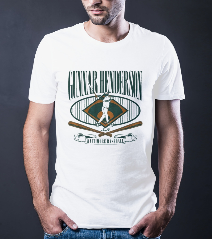 Gunnar Henderson Baltimore Baseball Diamond Standouts T-Shirt