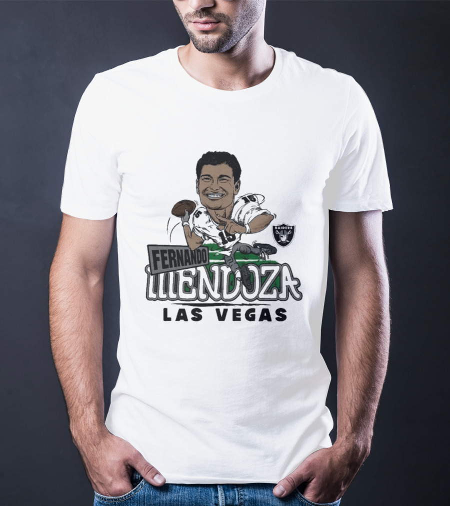 Las Vegas Raiders Fernando Mendoza Football Player T-Shirt