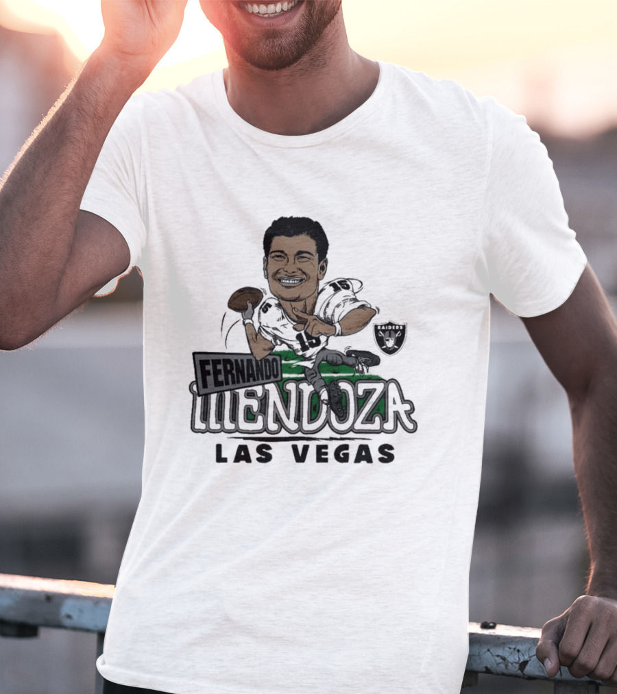 Las Vegas Raiders Fernando Mendoza Football Player T-Shirt