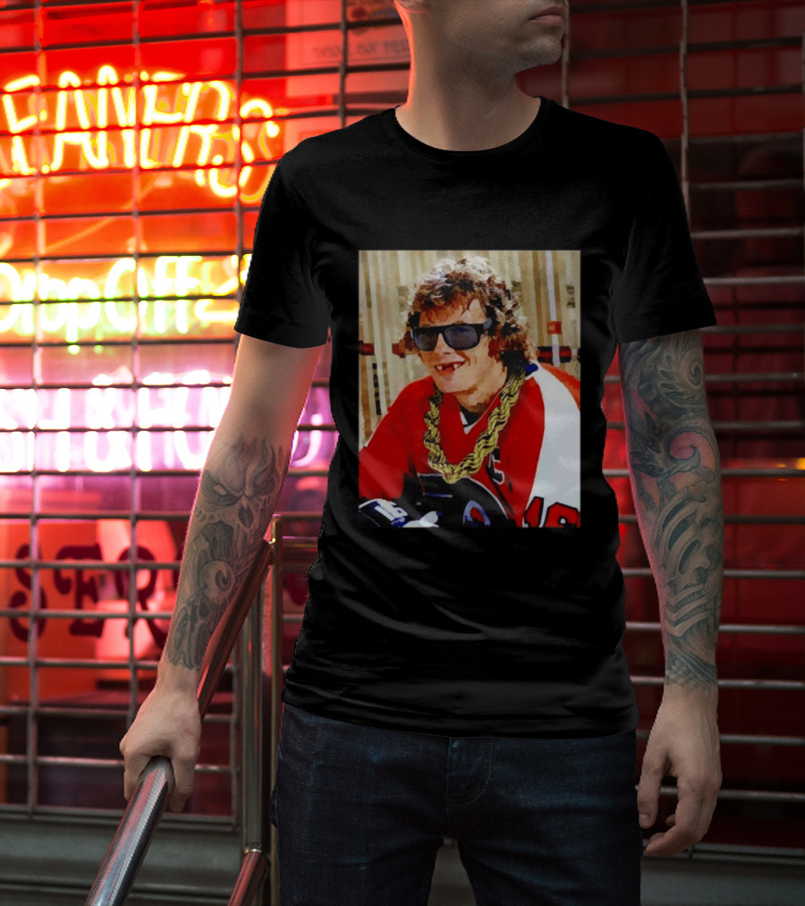 Philadelphia Flyers Bobby Clarke Retro Style Smile Iconic 1970s Nostalgia T-Shirt