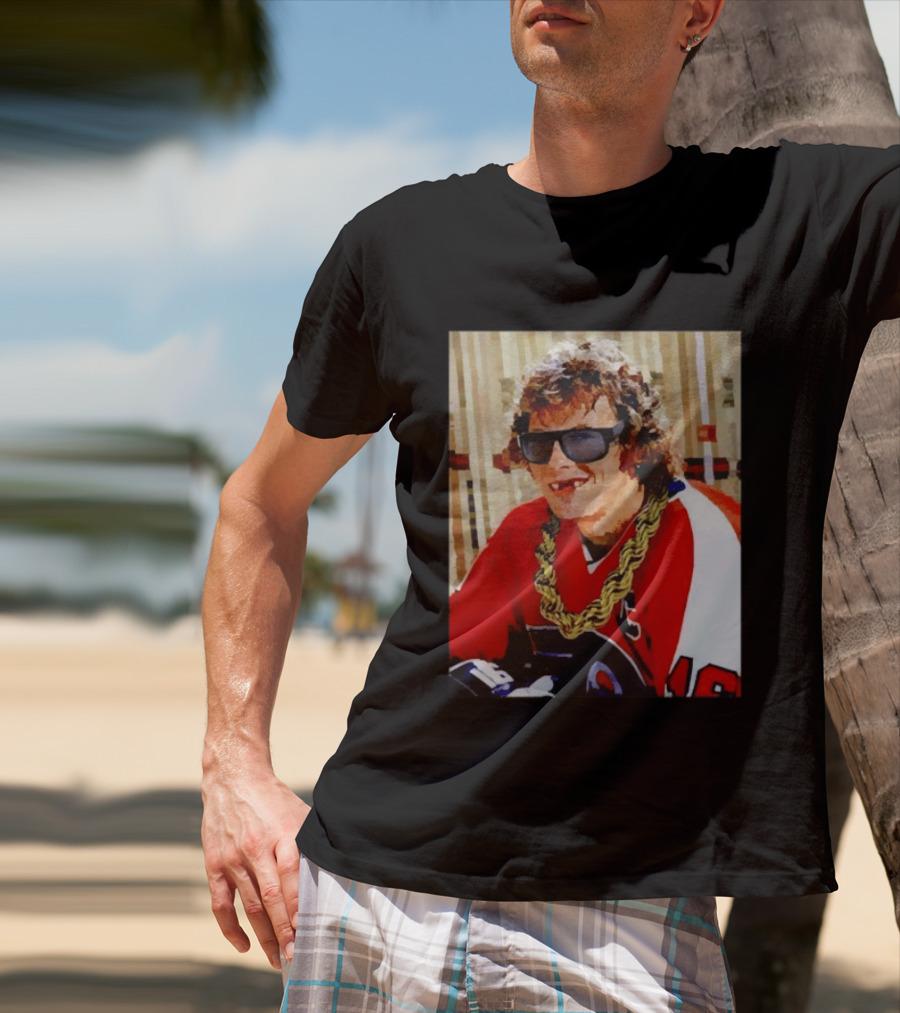 Philadelphia Flyers Bobby Clarke Retro Style Smile Iconic 1970s Nostalgia T-Shirt