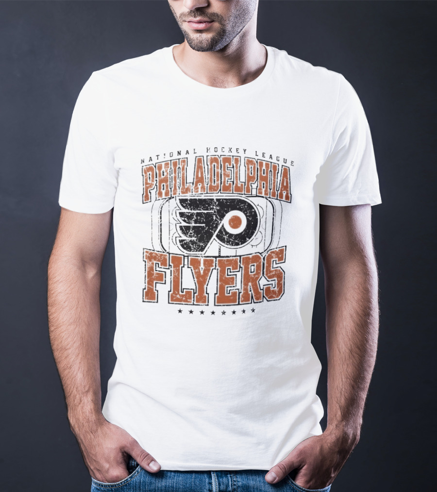 National Hockey League Philadelphia Flyers Distressed Rink T-Shirt