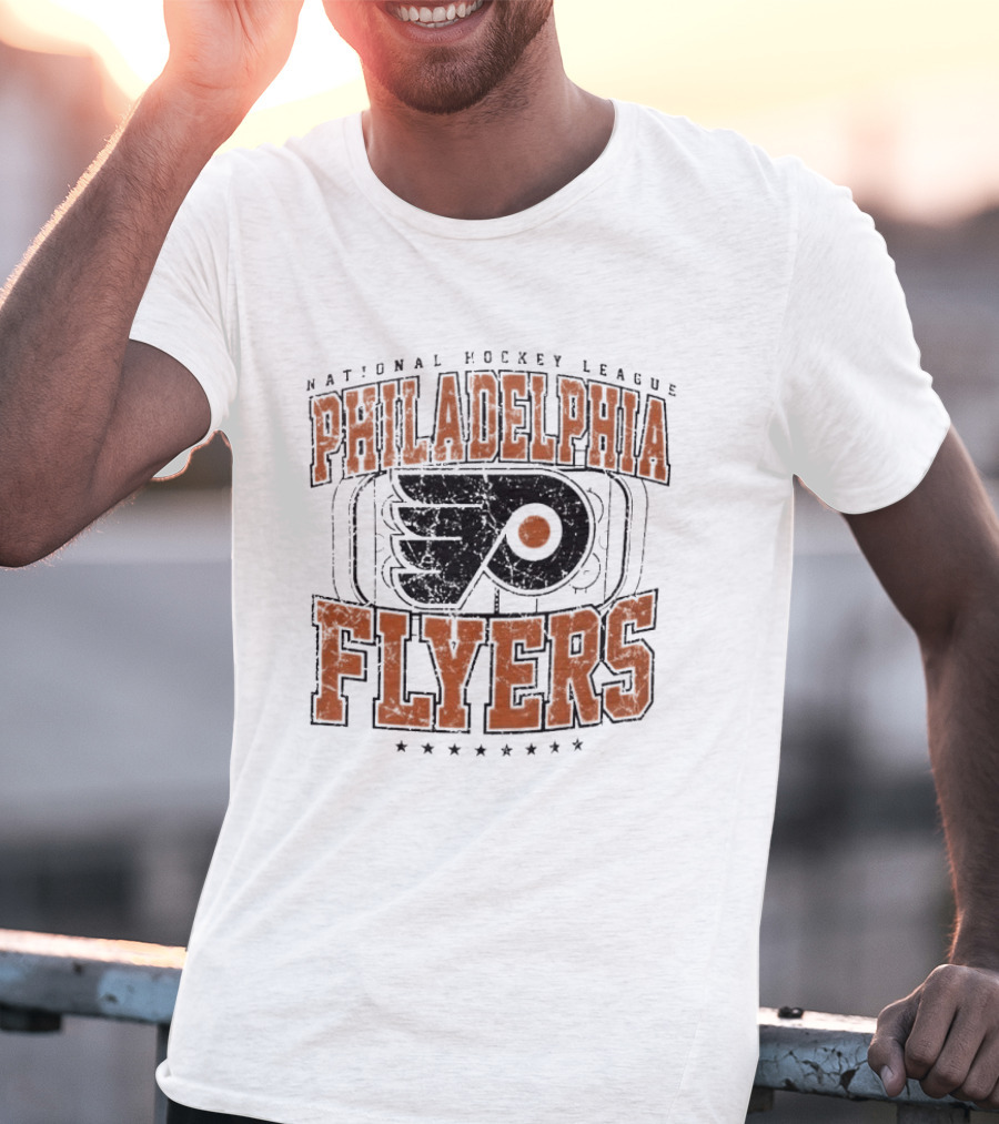 National Hockey League Philadelphia Flyers Distressed Rink T-Shirt