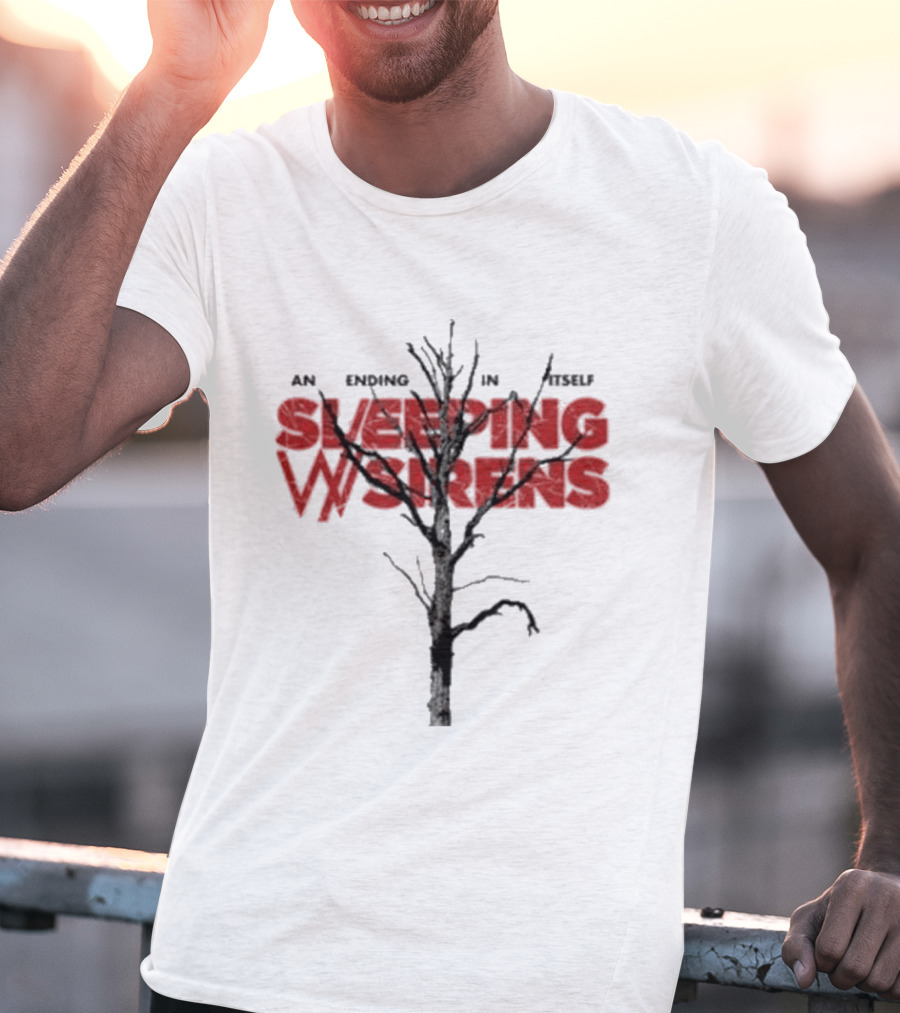 An Ending In Noise Sleeping Visions Sirens Dead Tree T-Shirt