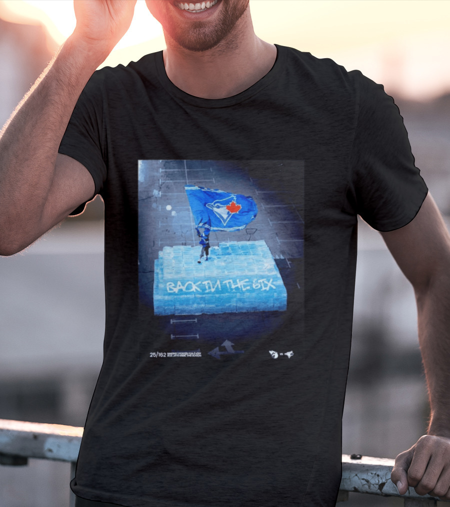 Toronto Blue Jays Back In The 6ix Ice Flag And Blocks T-Shirt