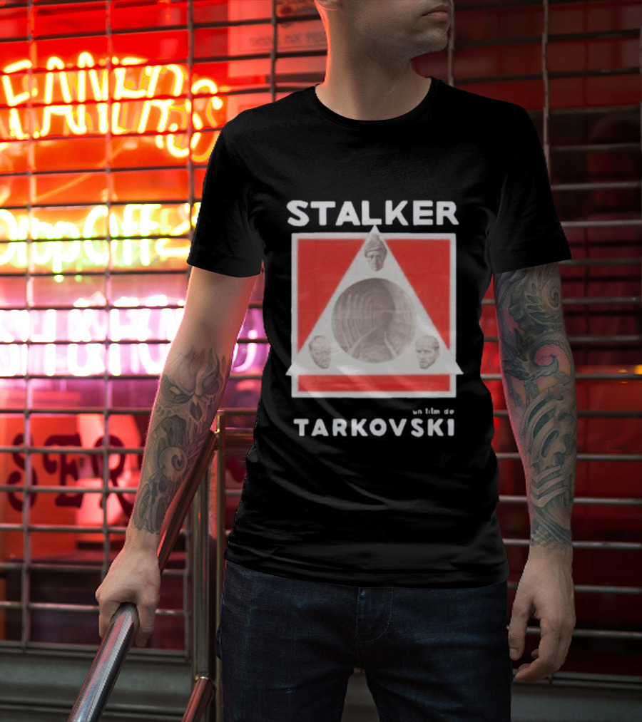 Stalker Film Tarkovski Triangular Faces T-Shirt