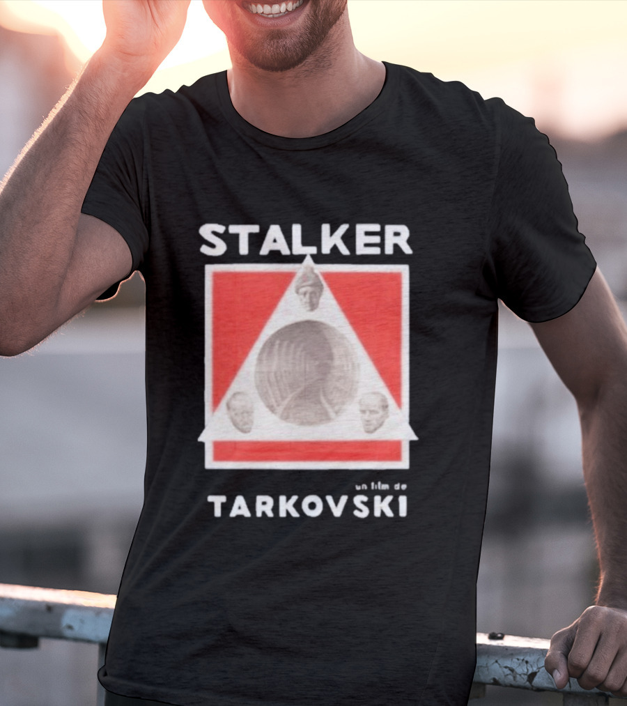 Stalker Film Tarkovski Triangular Faces T-Shirt