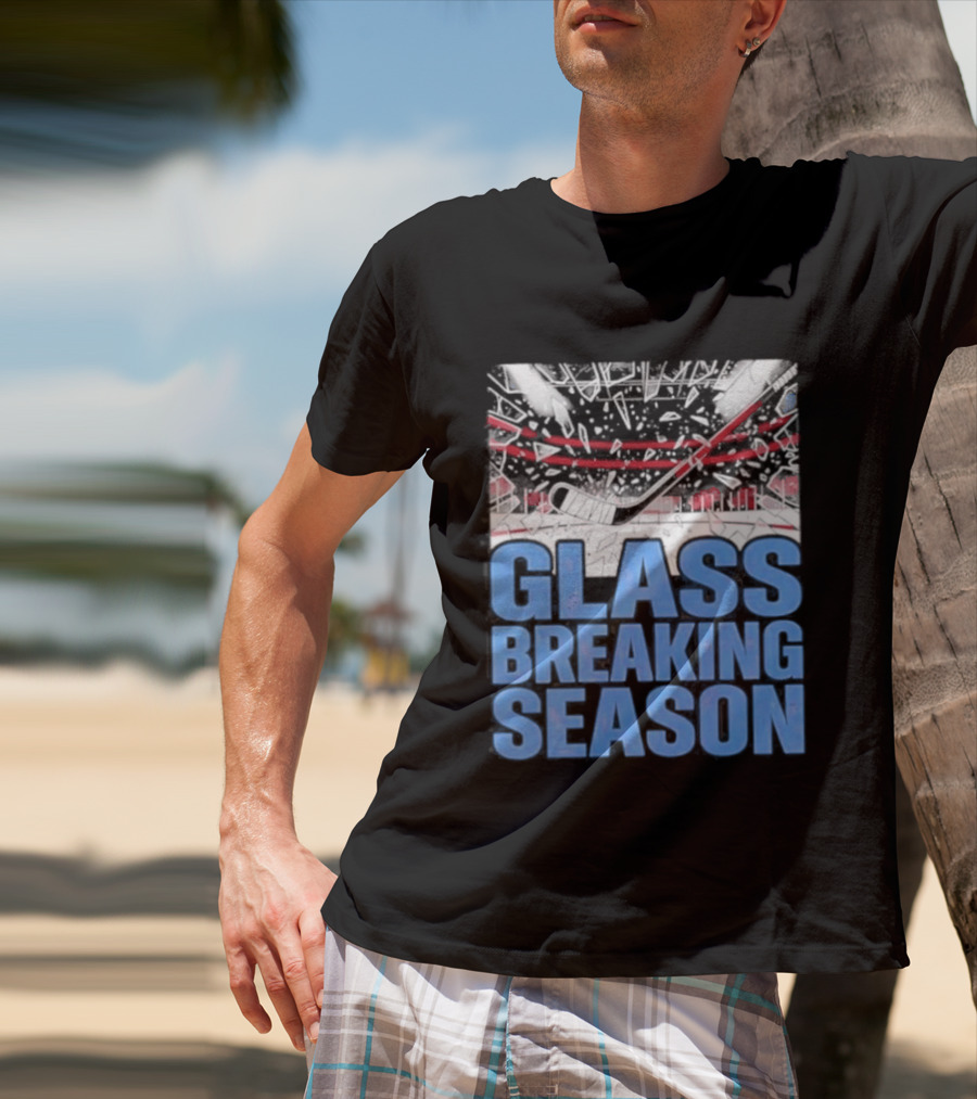 Colorado Avalanche Glass Breaking Season T-Shirt