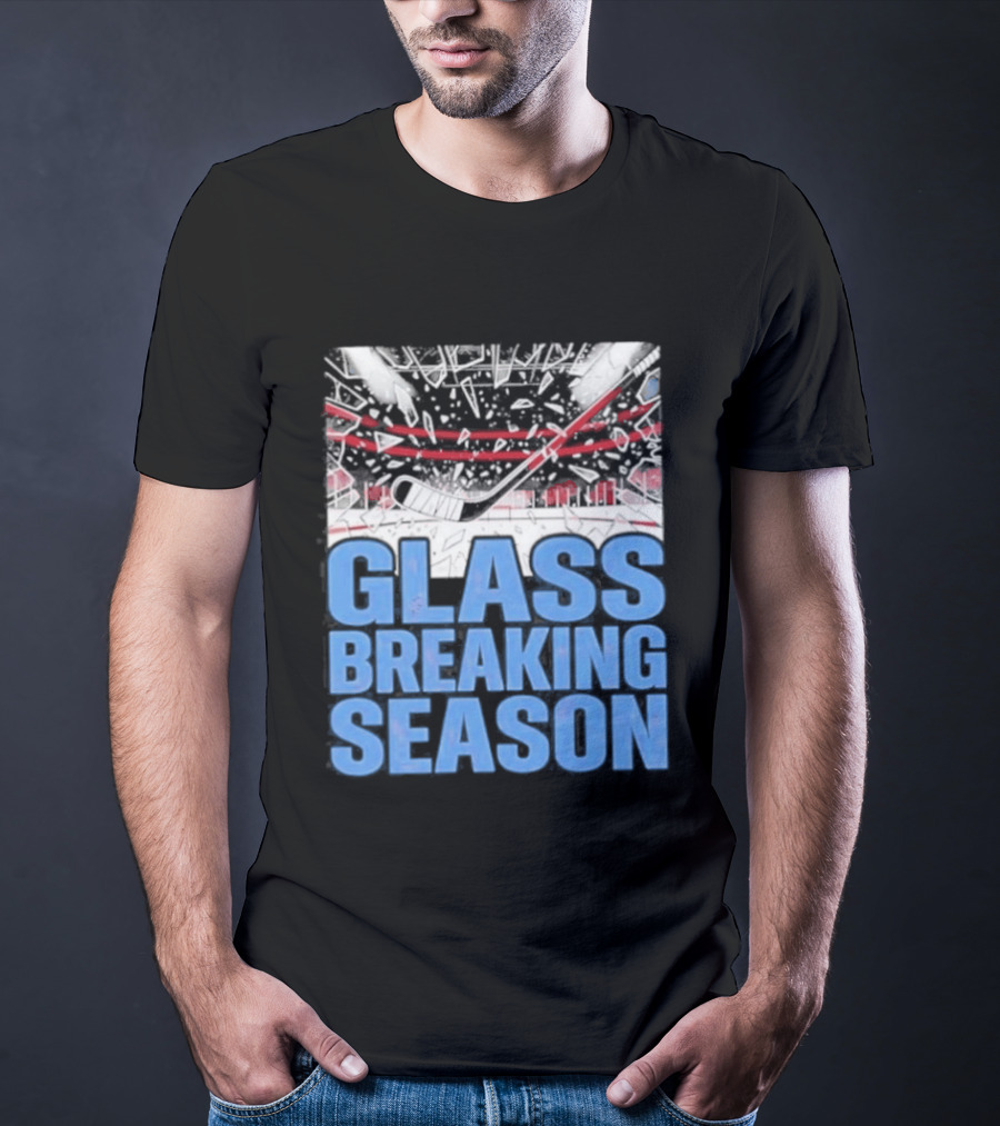 Colorado Avalanche Glass Breaking Season T-Shirt