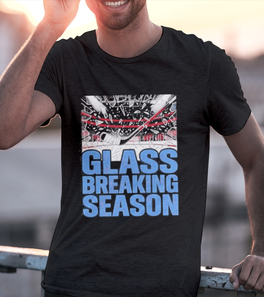 Colorado Avalanche Glass Breaking Season T-Shirt
