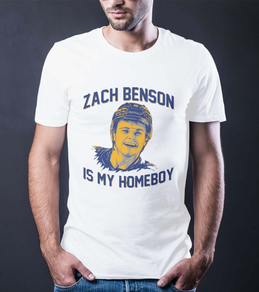 Zach Benson Is My Homeboy Buffalo Hockey Fan T-Shirt