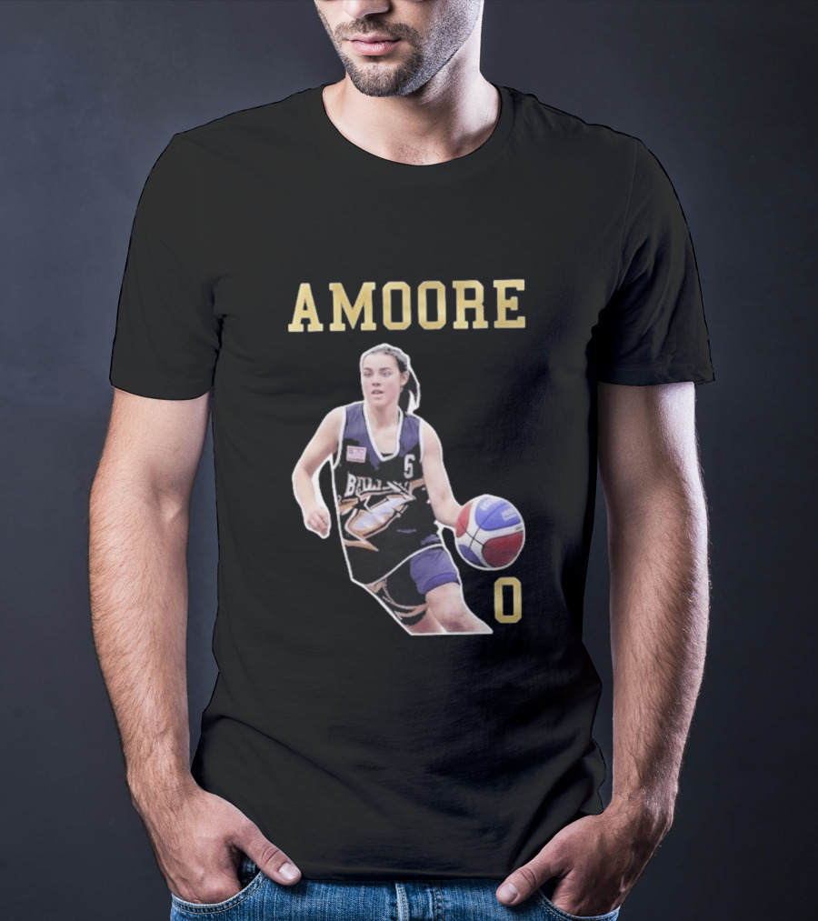 Amoore Bulls Basketball Player Jersey Number 0 T-Shirt