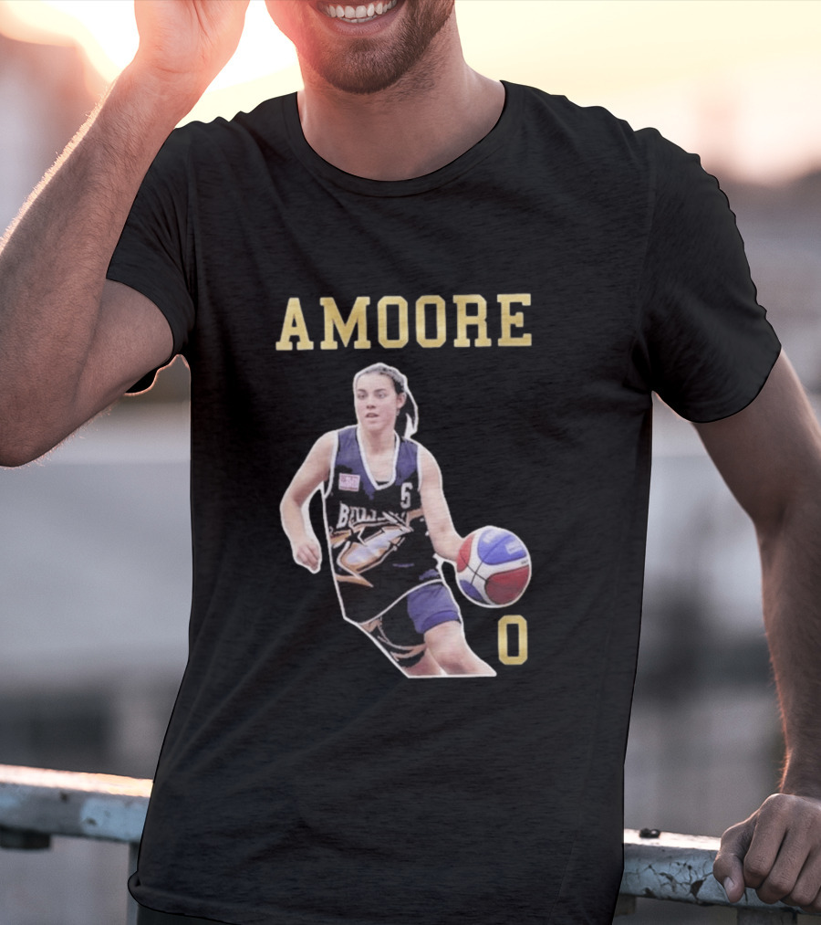 Amoore Bulls Basketball Player Jersey Number 0 T-Shirt