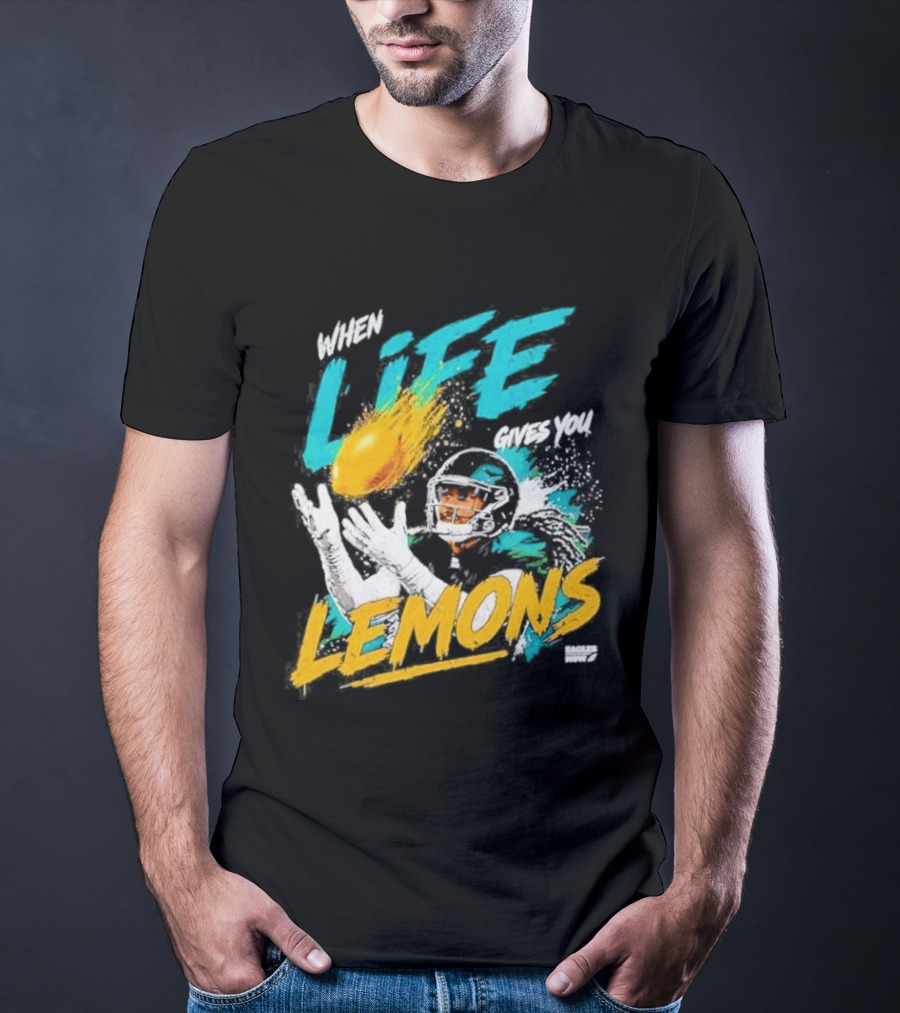 Philadelphia Eagles When Life Gives You Lemons Football Makai Lemon T-Shirt