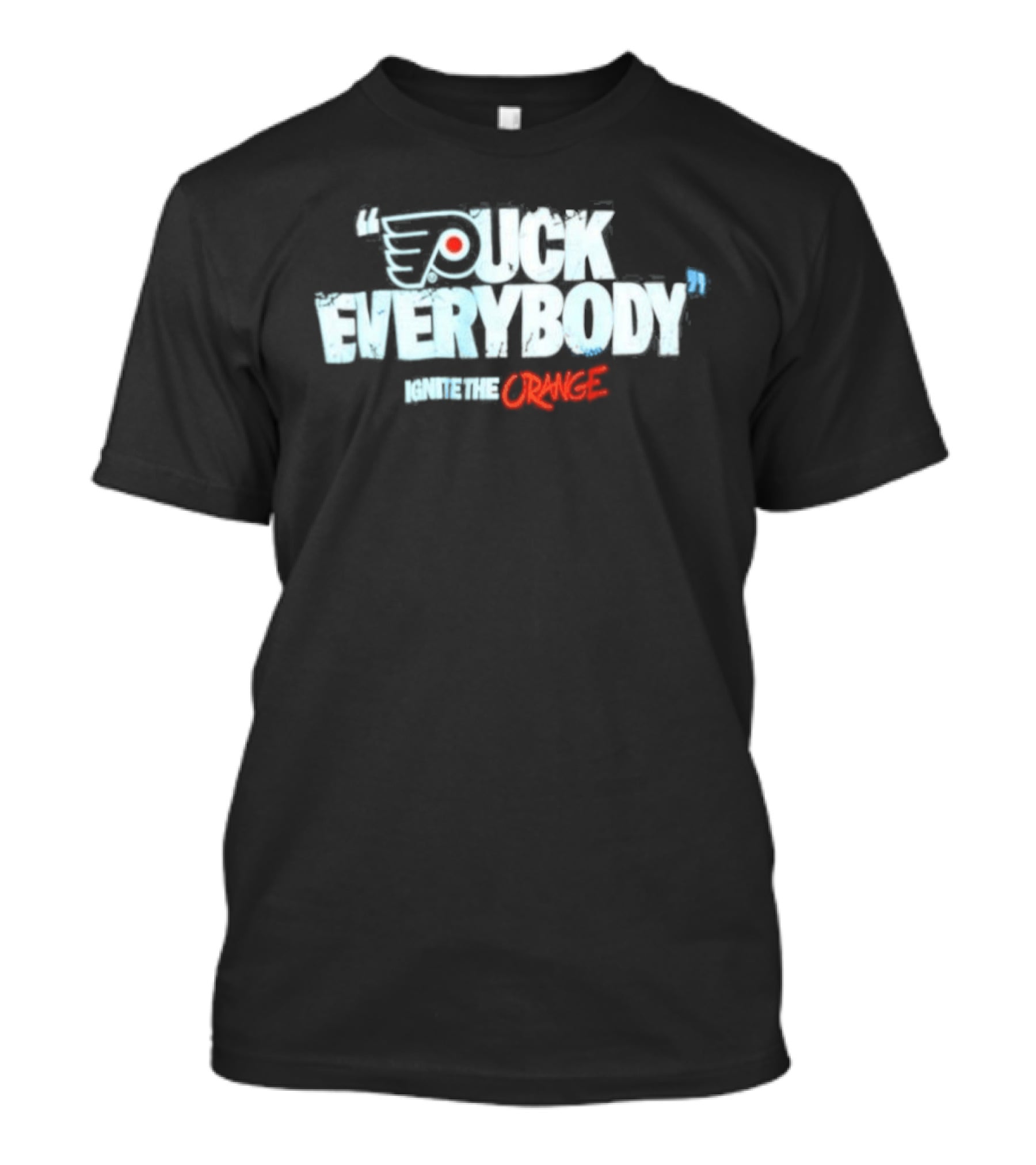 Philadelphia Flyers NHL Puck Everybody Ignite The Orange T-Shirt