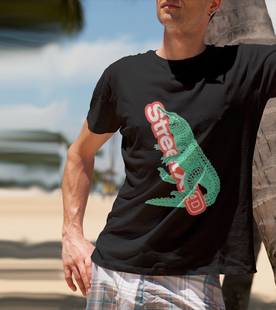 StreetxAD Basilik Gator Vintage Crocodile T-Shirt