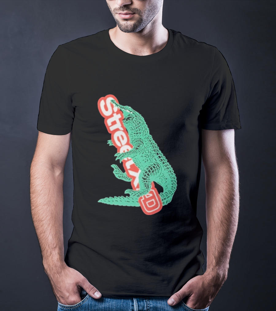 StreetxAD Basilik Gator Vintage Crocodile T-Shirt