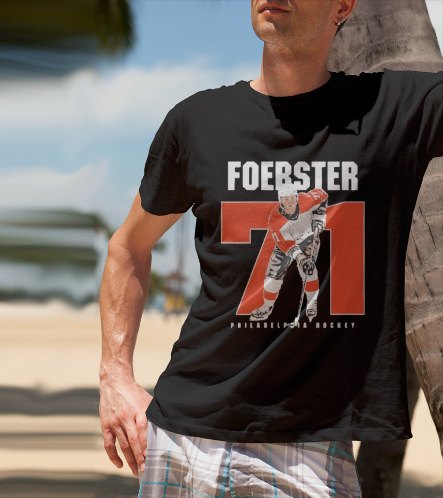 Tyson Foerster 71 Philadelphia Hockey Flyers T-Shirt