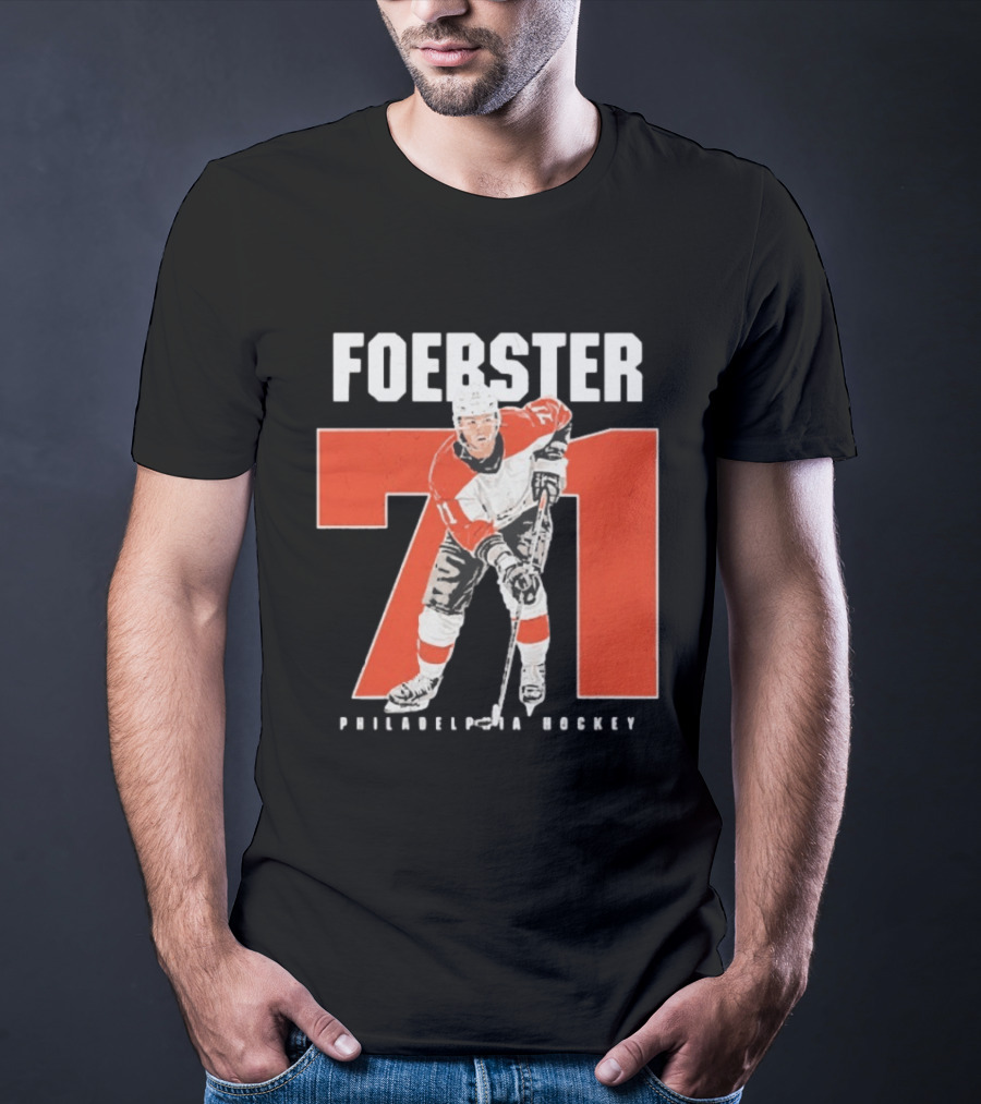 Tyson Foerster 71 Philadelphia Hockey Flyers T-Shirt