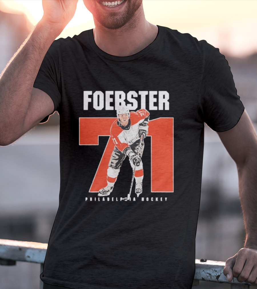 Tyson Foerster 71 Philadelphia Hockey Flyers T-Shirt