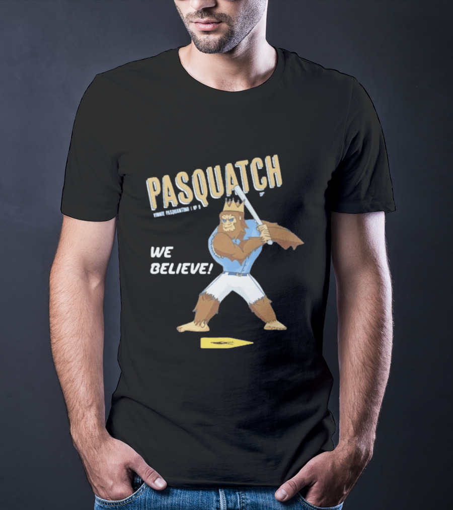 Vinnie Pasquantino Pasquatch We Believe Kansas City Royals T-Shirt