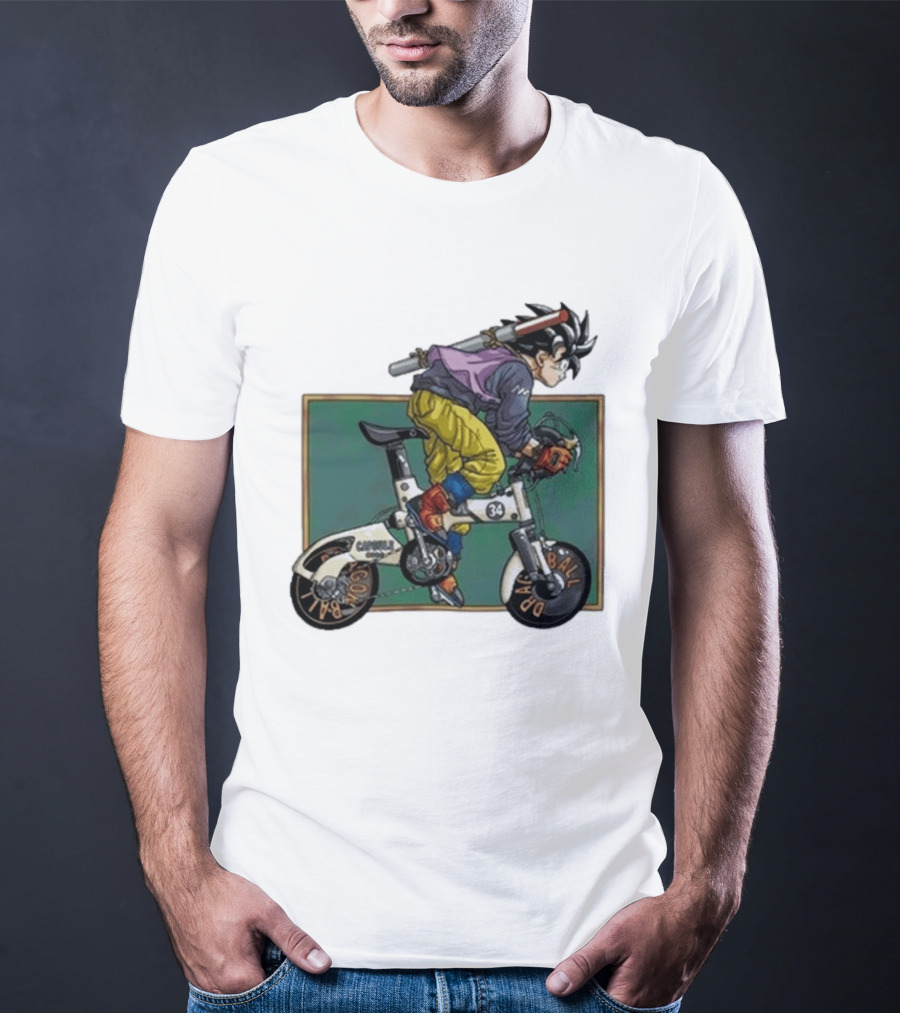 Dragon Ball Z Goku Limited Edition Cycling 34 Capsule Corp T-Shirt