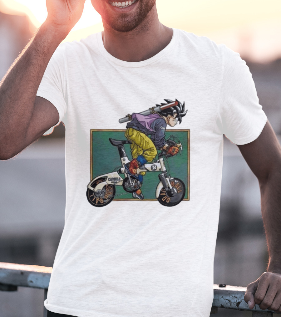 Dragon Ball Z Goku Limited Edition Cycling 34 Capsule Corp T-Shirt