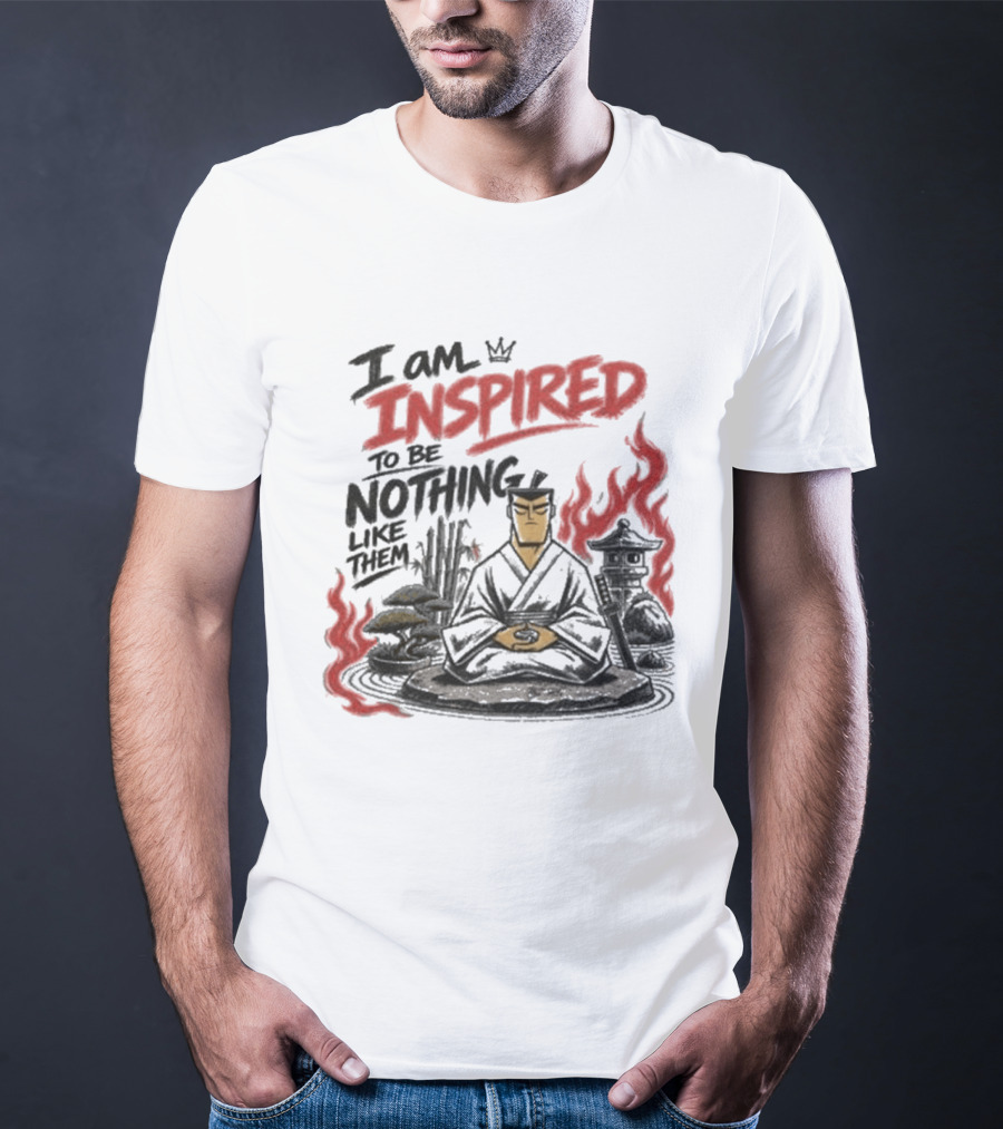 I Am Inspired To Be Nothing Like Them Third Eye Kingdom Be Different T-Shirt