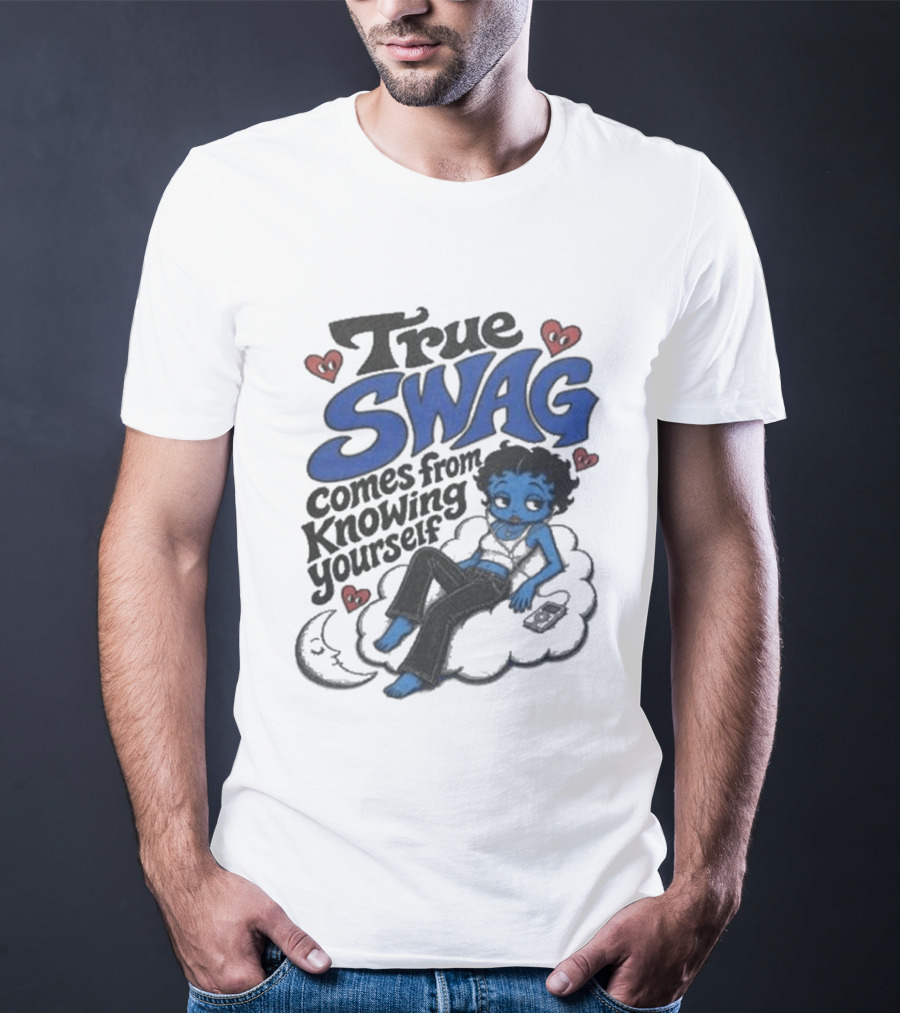True Swag Comes From Knowing Yourself Third Eye Kingdom Self Knowledge T-Shirt