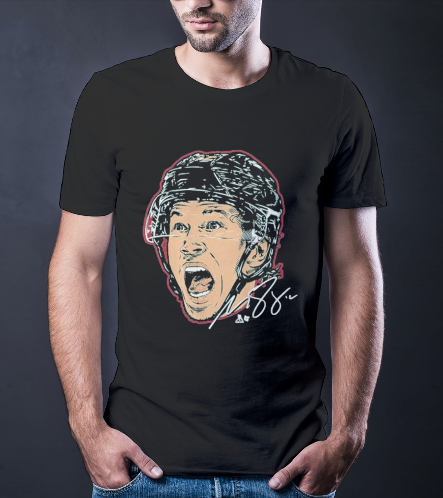 Matt Boldy 12 Swag Head Hockey Player Autograph T-Shirt
