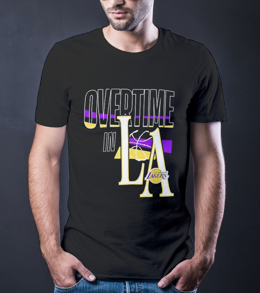 Overtime In LA Lakers Basketball T-Shirt
