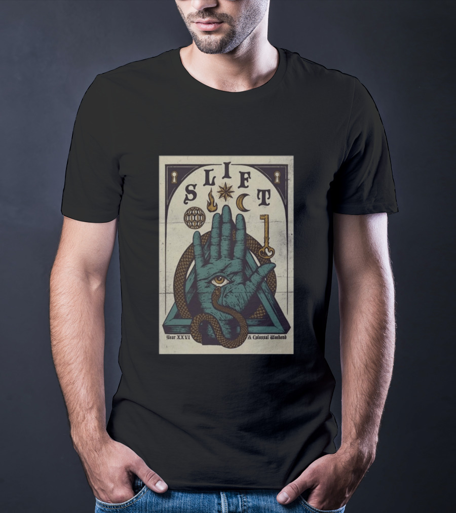 Slift Year XXVI A Colossal Weekend Key T-Shirt
