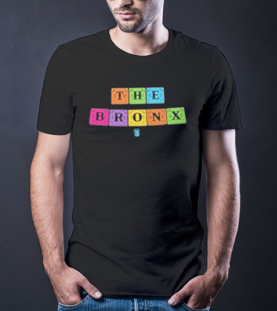 The Bronx Cinco De Mayo Exclusive Enzyme Colorful Block Letters T-Shirt