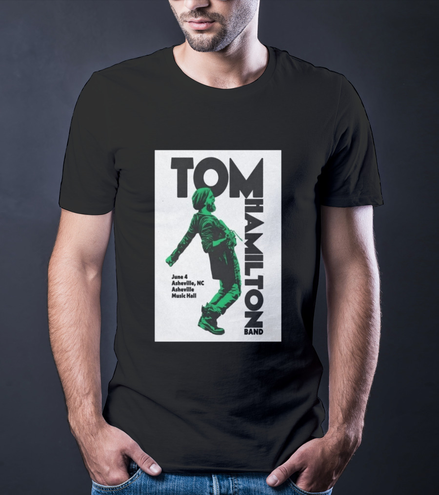 Tom Hamilton Band Asheville NC June 4 Asheville Music Hall T-Shirt