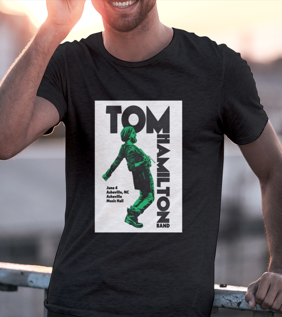 Tom Hamilton Band Asheville NC June 4 Asheville Music Hall T-Shirt