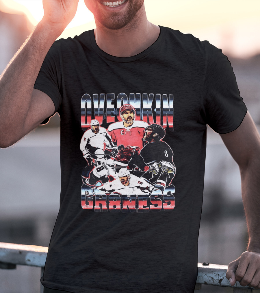 Ovechkin Greatness Washington Capitals Hockey C Captain Number 8 T-Shirt