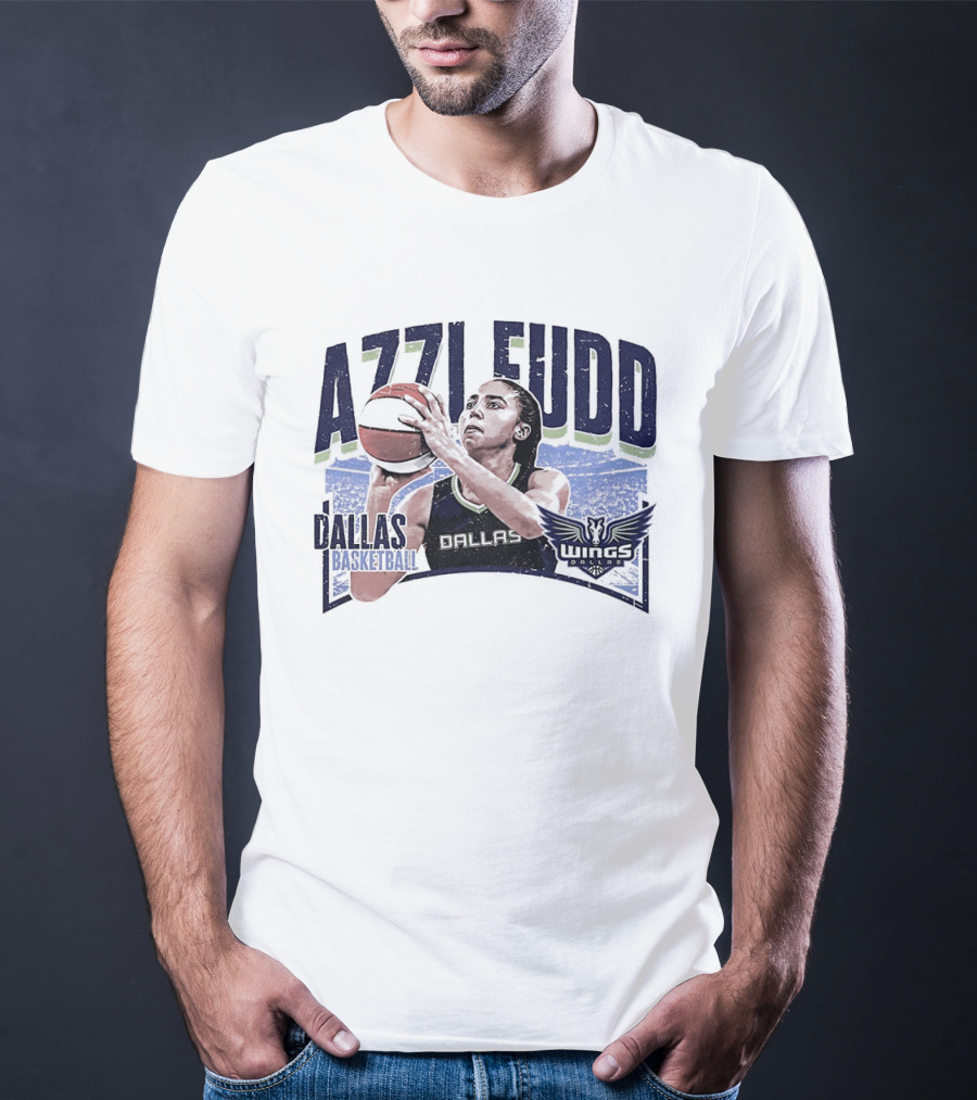 Azzi Fudd Dallas Wings Basketball WNBA T-Shirt