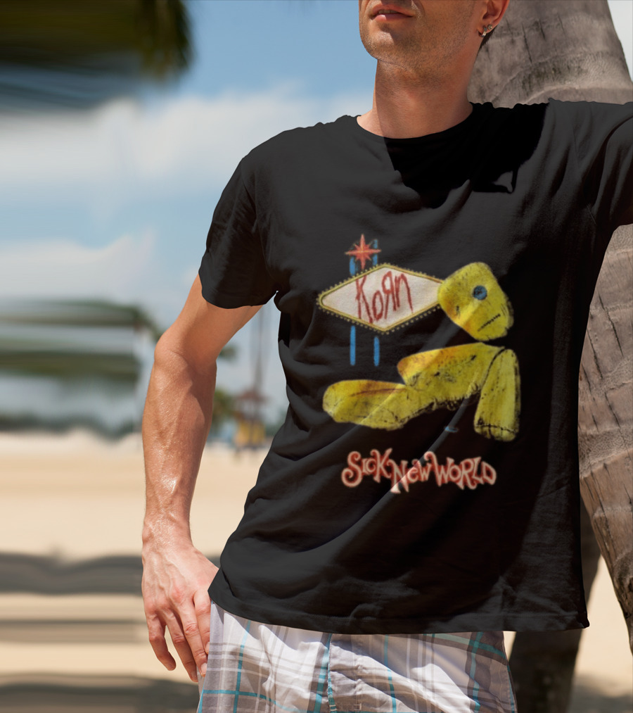 Korn Sick New World 2026 Las Vegas Voodoo Doll April 25 Event T-Shirt