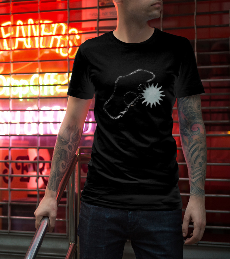 Loathe Necklace Smoke Spiral And Starburst T-Shirt