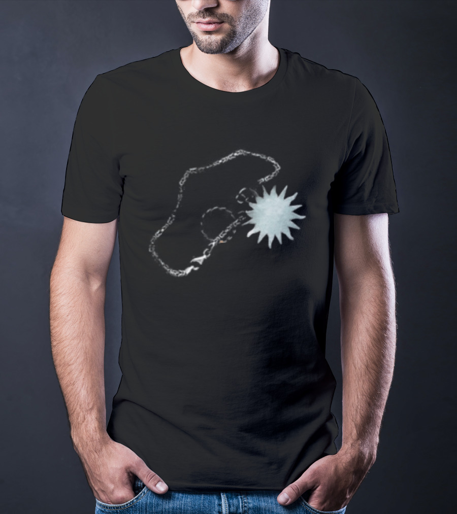 Loathe Necklace Smoke Spiral And Starburst T-Shirt