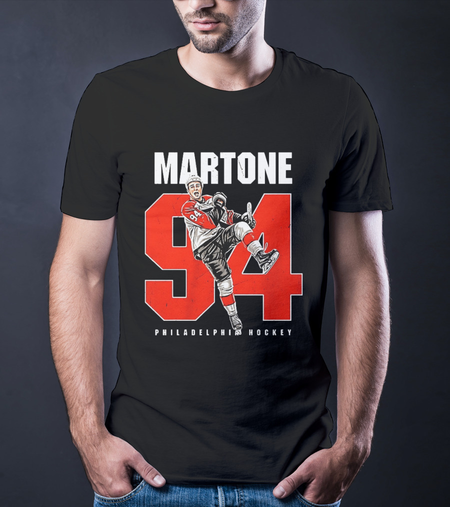 Martone 94 Philadelphia Hockey Player Flyers NHL T-Shirt