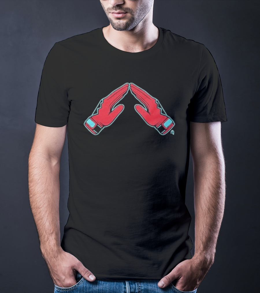 Arizona Diamondbacks Red Glove Gesture T-Shirt