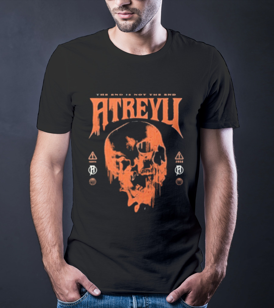 Atreyu Melting Skull The End Is Not The End T-Shirt